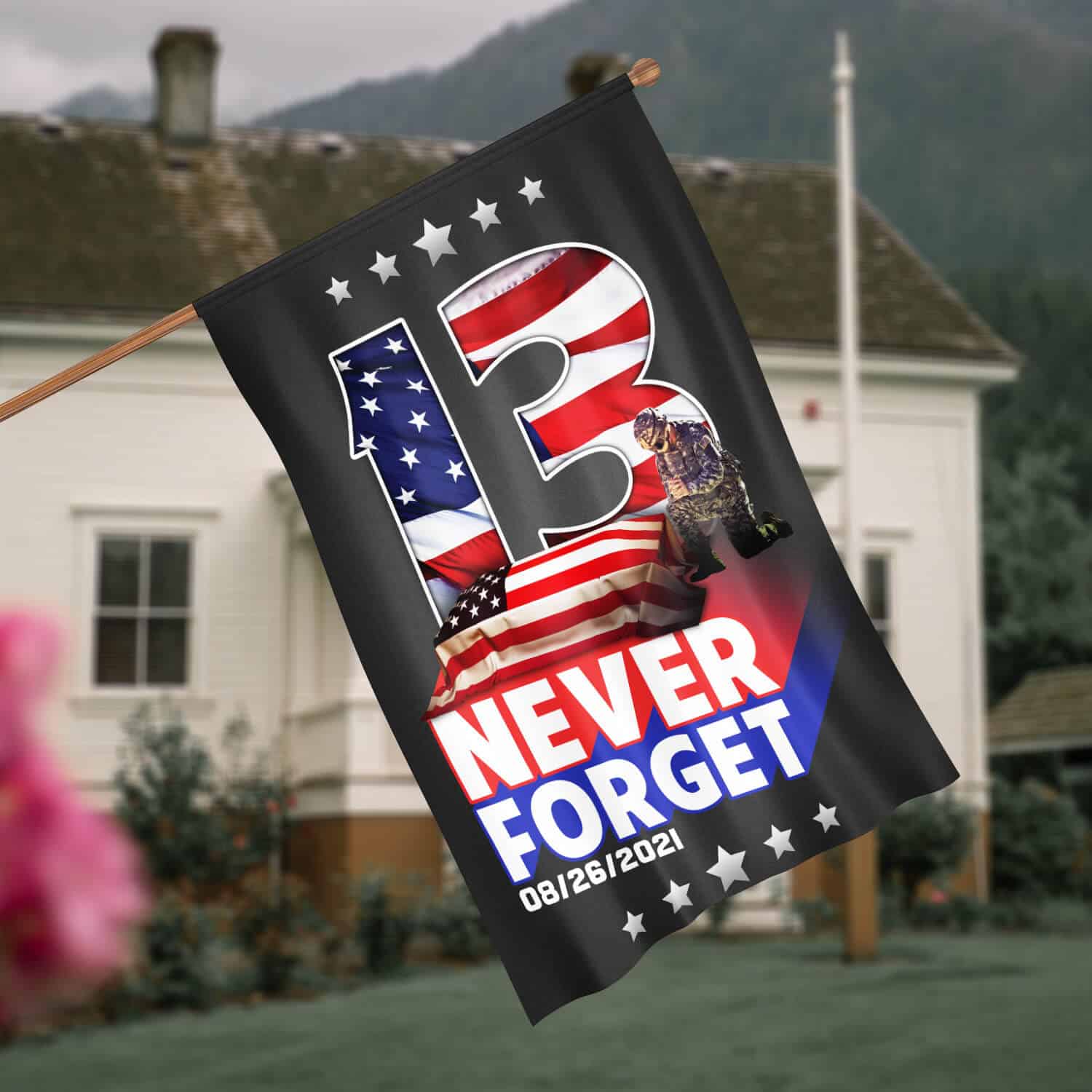 30x40 House Flag Mockup 4