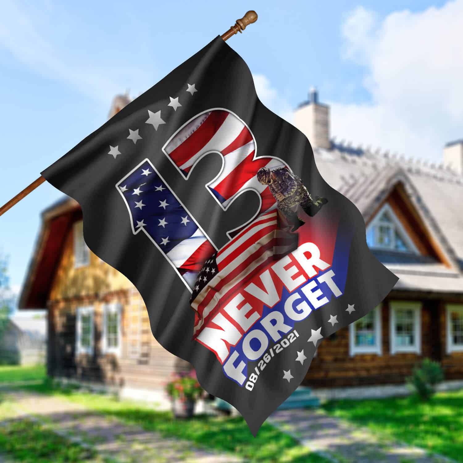 30x40 House Flag Mockup 5