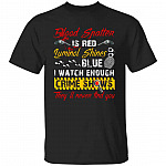 Blood Spatter Tshirt, Black, Unisex T-Shirt