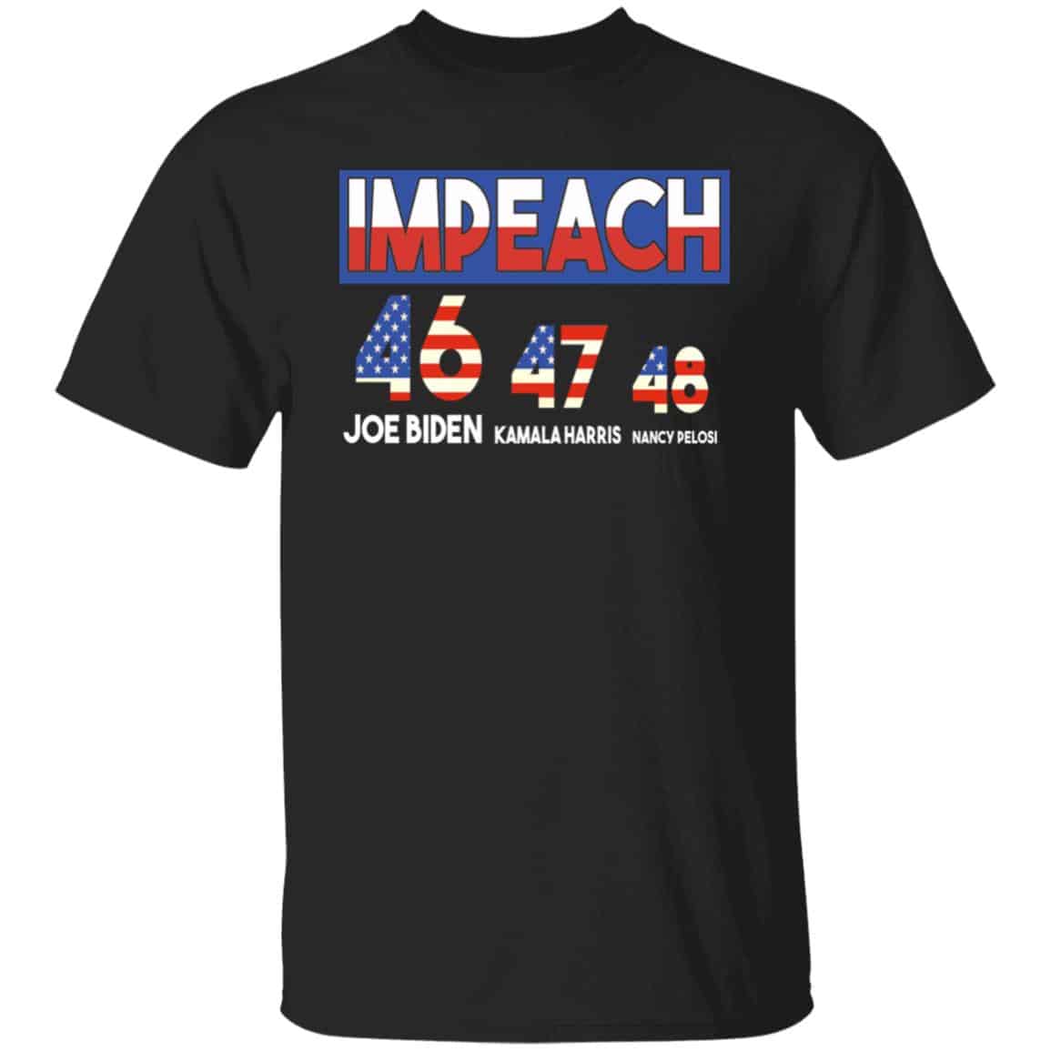 1N.Impeach 46 (4), Black, Unisex T-Shirt