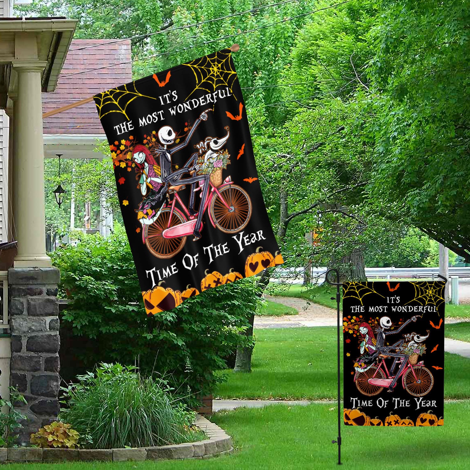 8BN. Wonderful Time 30x40 Garden & House Mockup 1