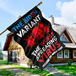 10NH. The Biden Variant (flag) 30x40 House Flag Mockup 5