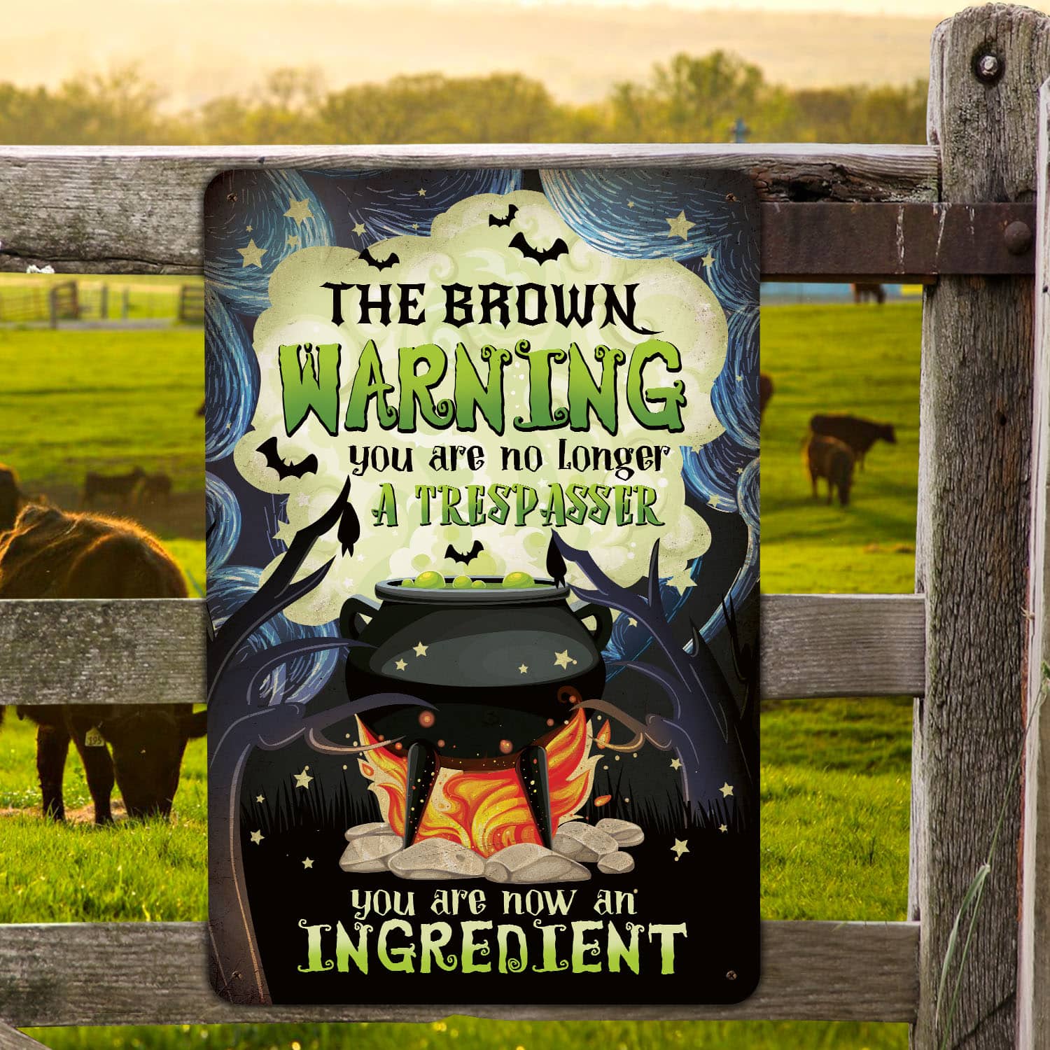 5O. Now An Ingredient-sample design Metal Sign Mockup 5