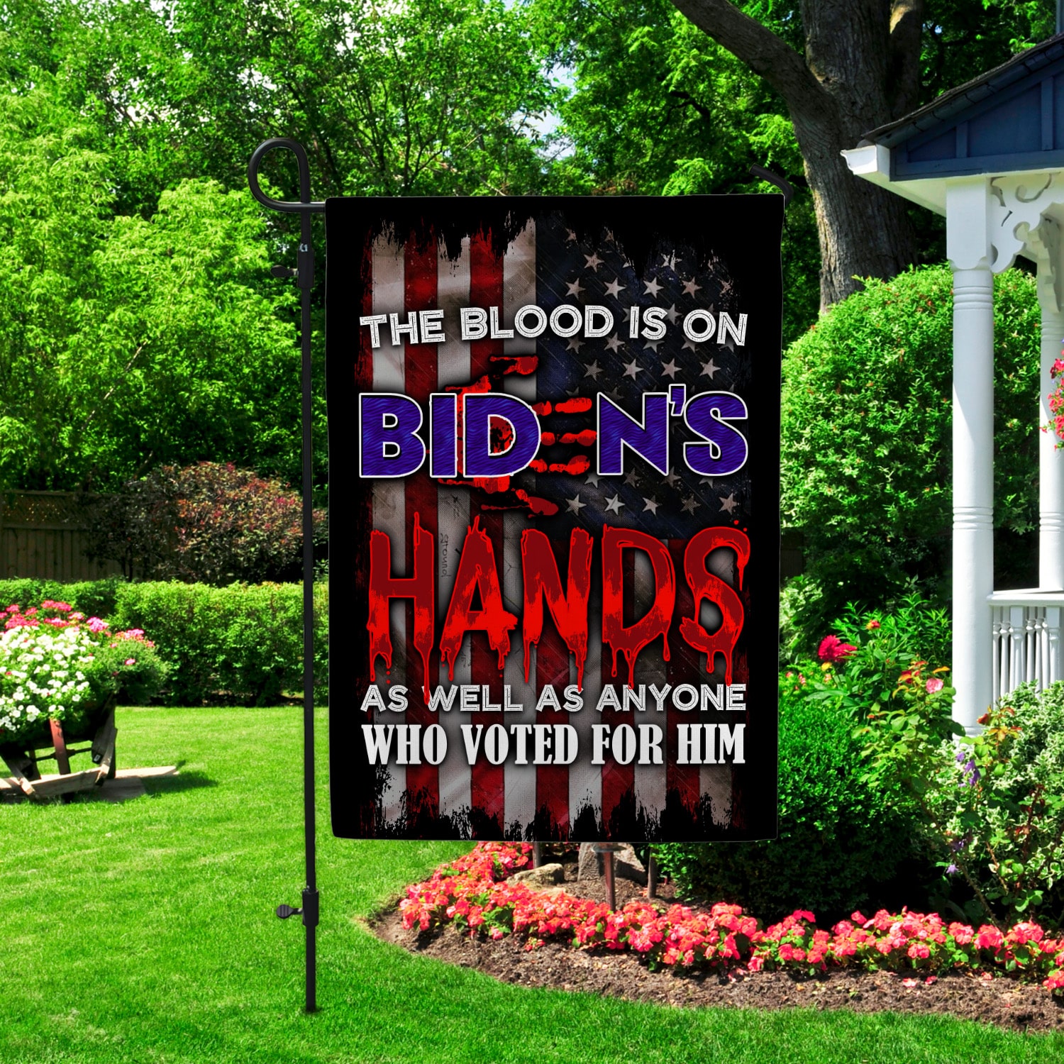 18NH. Biden Hands Garden Flag Mockup 2