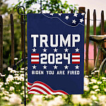 6KNG. Biden Fired 30x40 Garden Flag Mockup 6