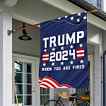 6KNG. Biden Fired 30x40 House Flag Mockup 1