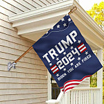 6KNG. Biden Fired 30x40 House Flag Mockup 2