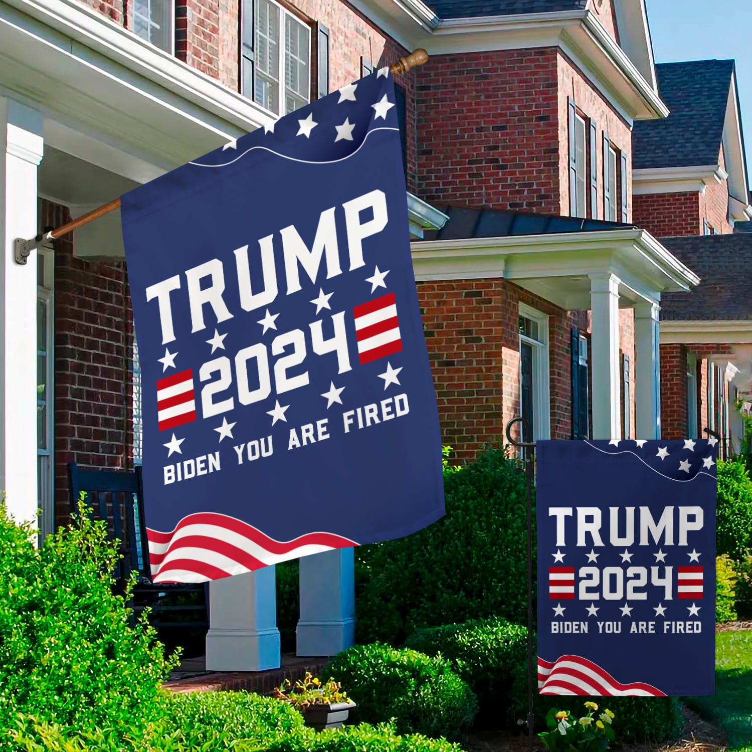 6KNG. Biden Fired 30x40 Garden & House Mockup 2