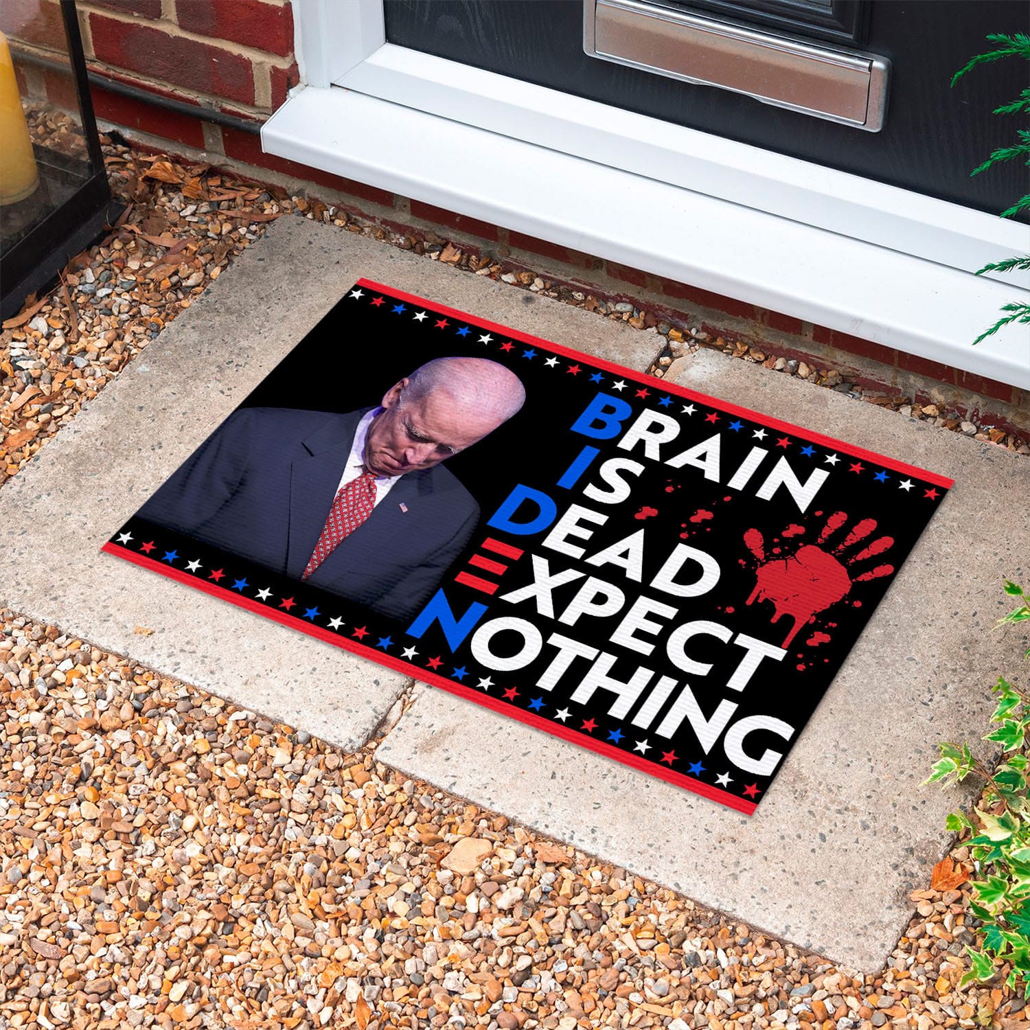 1LV. Brain Is Dead Doormat (5) (1) Doormat mockup 10fx