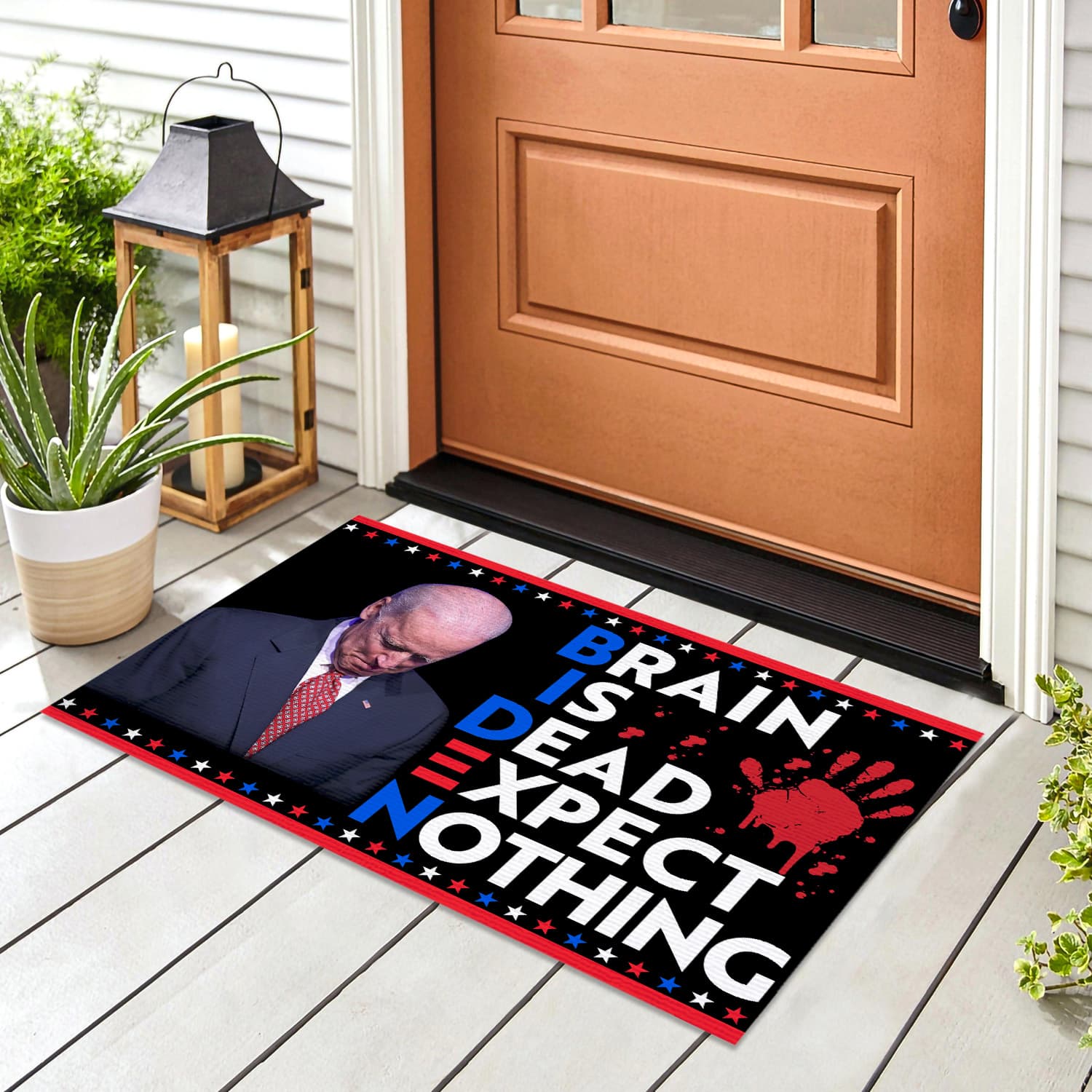 1LV. Brain Is Dead Doormat (5) (1) Doormat mockup 8
