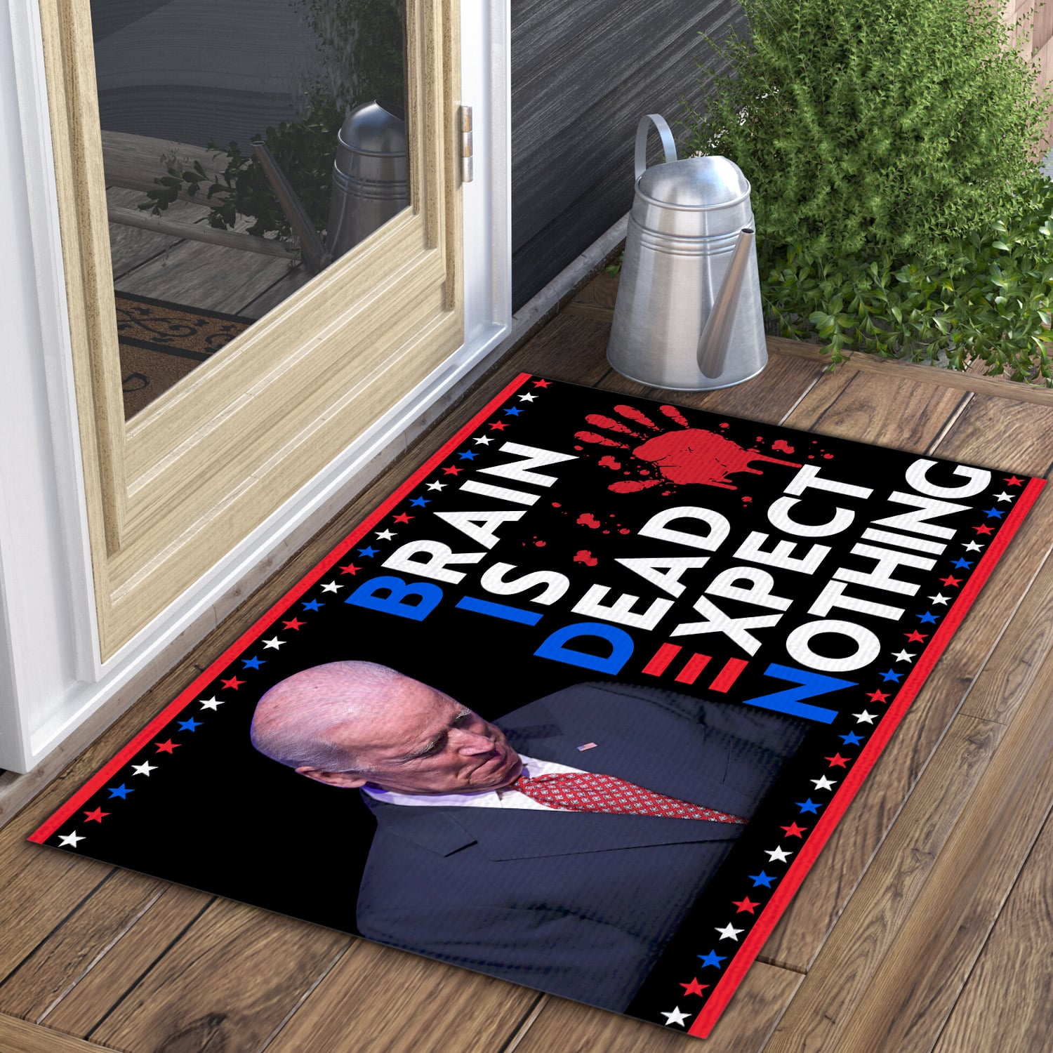 1LV. Brain Is Dead Doormat (5) (1) Doormat mockup 3