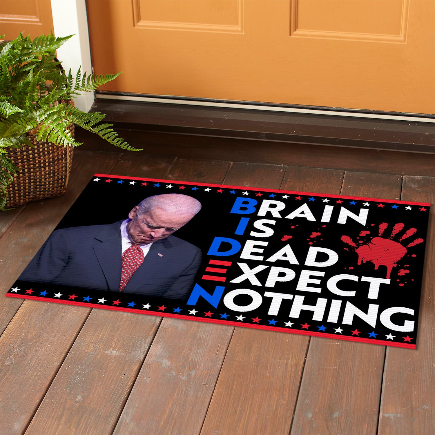 1LV. Brain Is Dead Doormat (5) (1) Doormat mockup 1