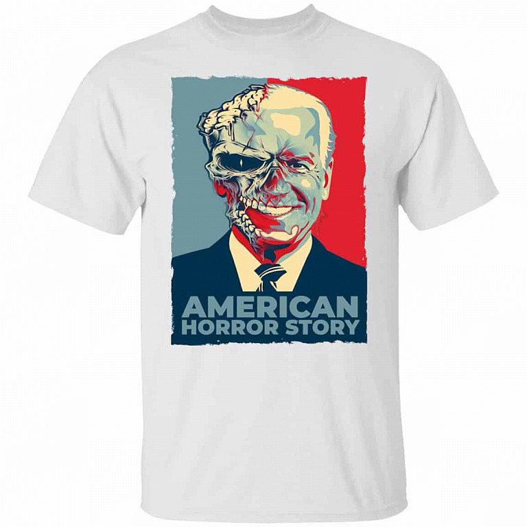 American Horror Joe TEE, White, Unisex T-Shirt