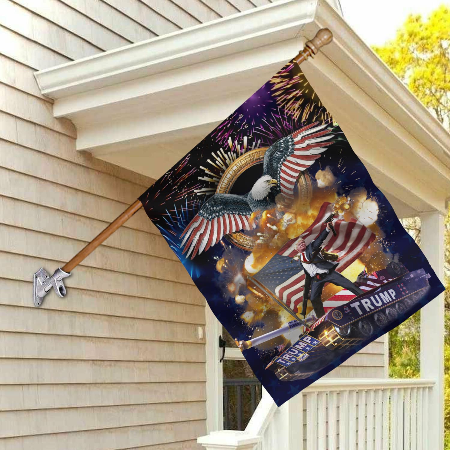 30x40 (2) House Flag Mockup 2