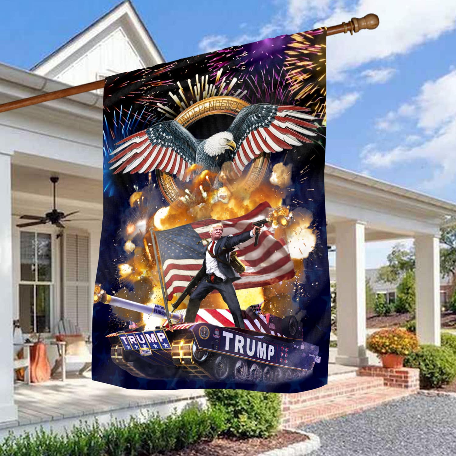 30x40 (2) House Flag Mockup 3