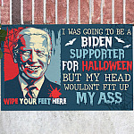 I Was Going To Be A Biden Supporter For Halloween Doormat - Funny Halloween Biden Doormat
