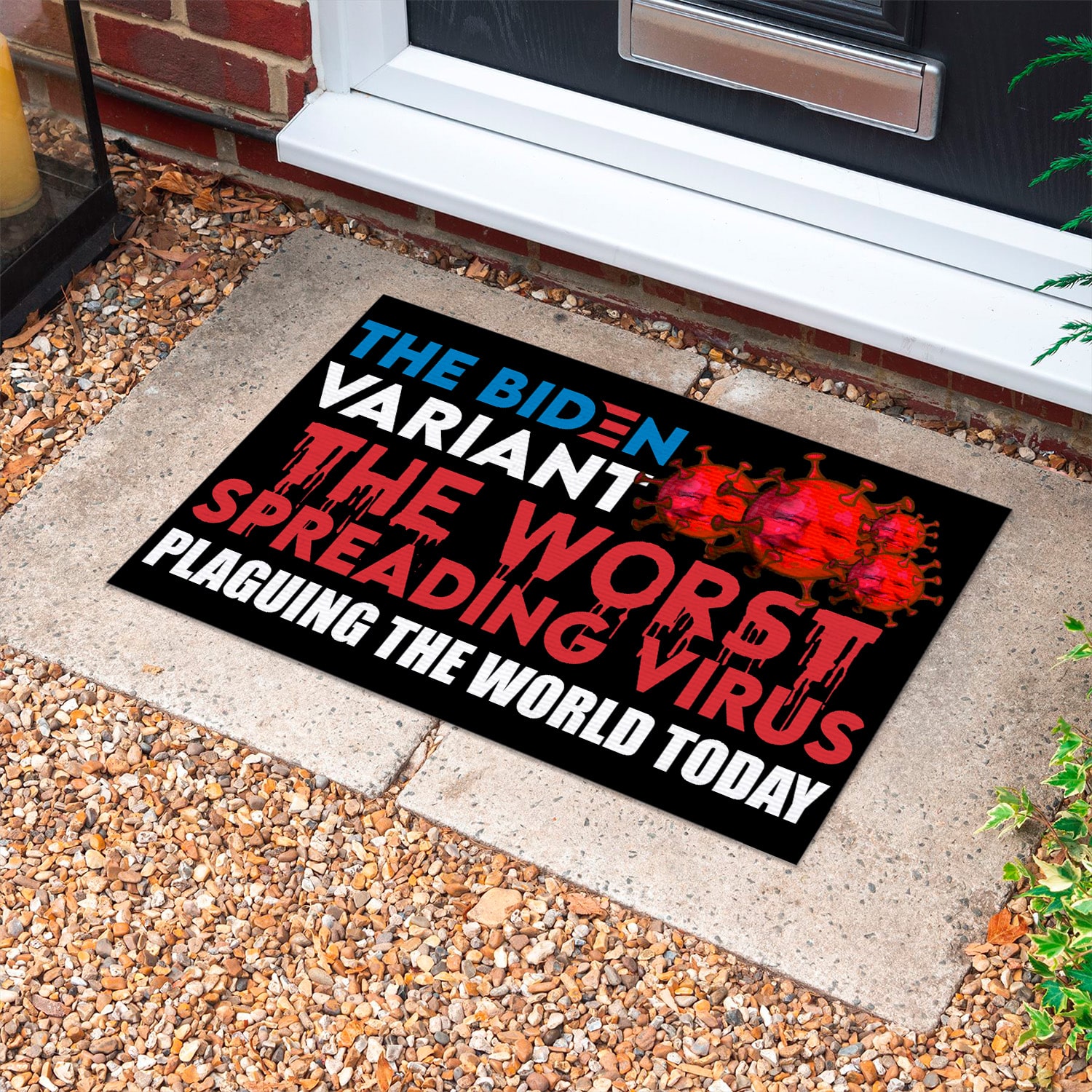 10NH. The Biden Variant (doormat) Doormat mockup 10