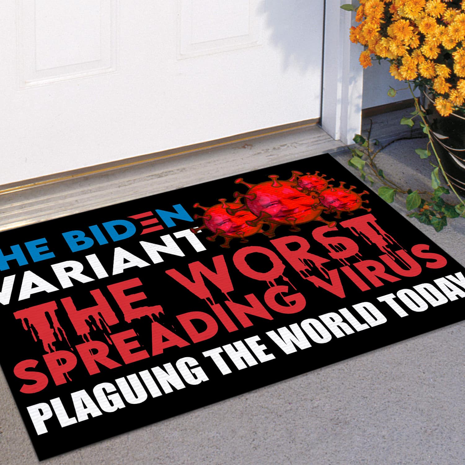 10NH. The Biden Variant (doormat) Doormat mockup 11