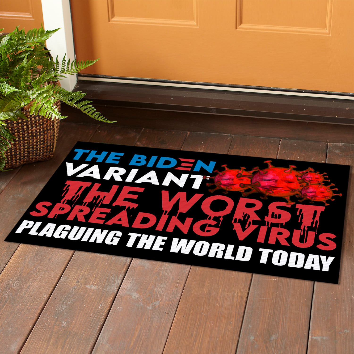10NH. The Biden Variant (doormat) Doormat mockup 1