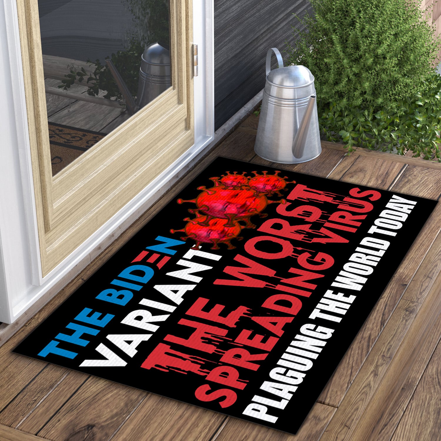 10NH. The Biden Variant (doormat) Doormat mockup 3