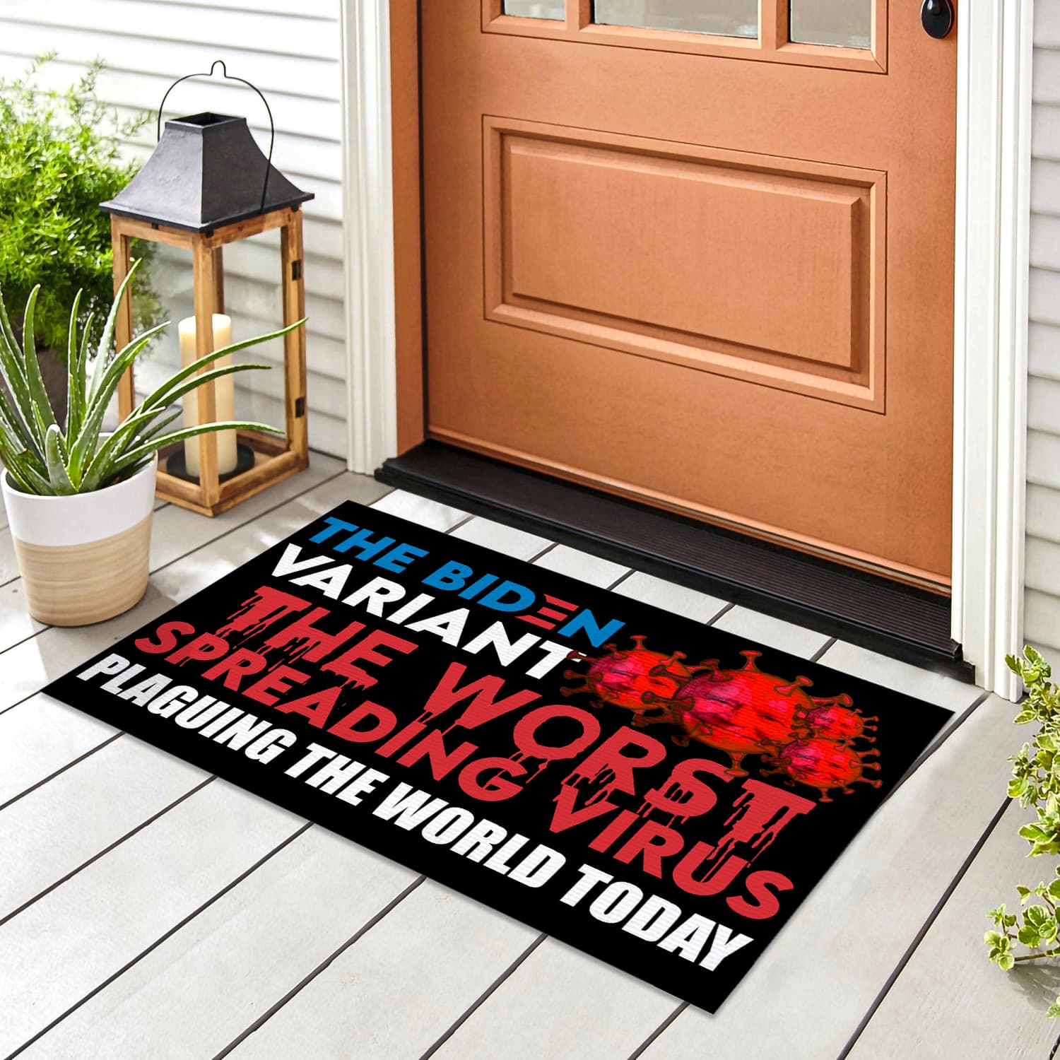 10NH. The Biden Variant (doormat) Doormat mockup 8