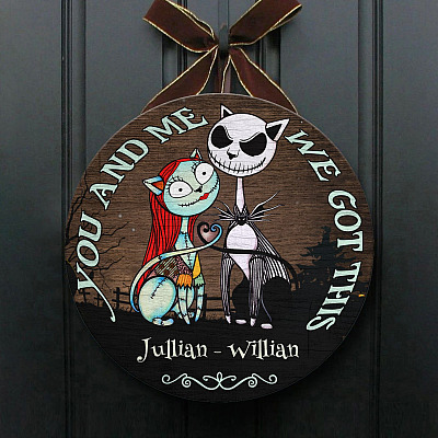 Wooden Door Sign