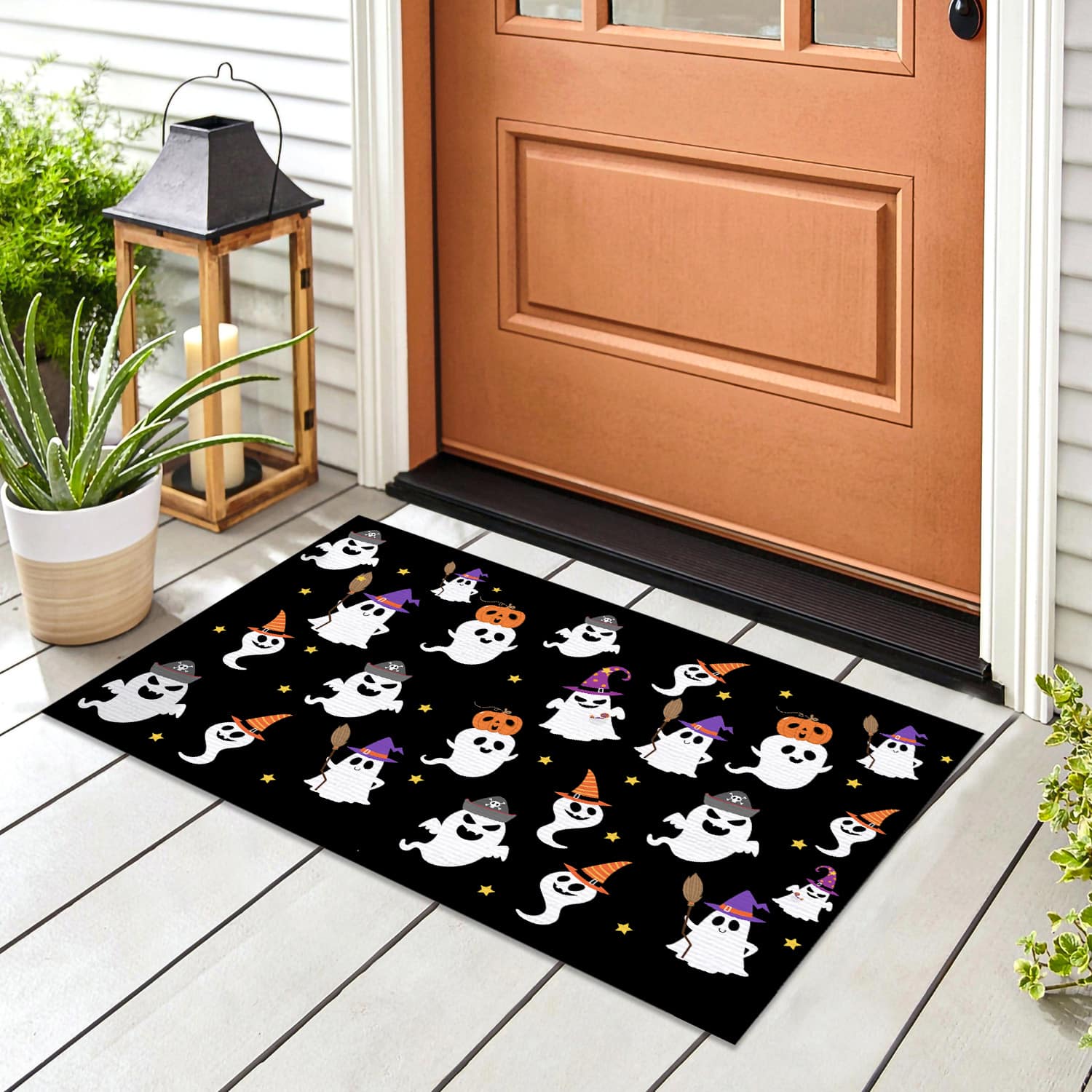 8LV. Ghost Pattern (1) Doormat mockup 8