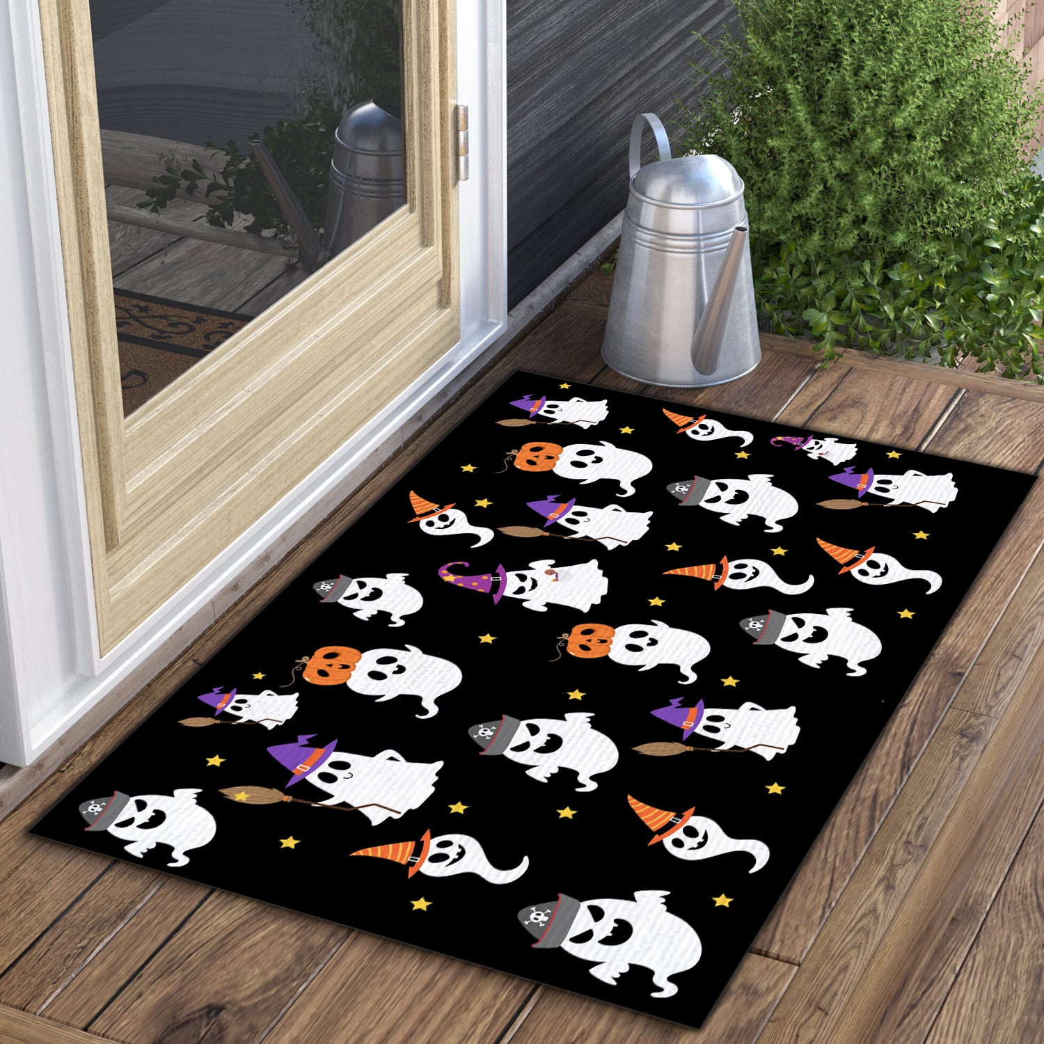 8LV. Ghost Pattern (1) Doormat mockup 3