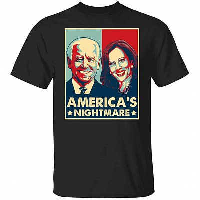 American's Nightmare tee, Black, Unisex T-Shirt