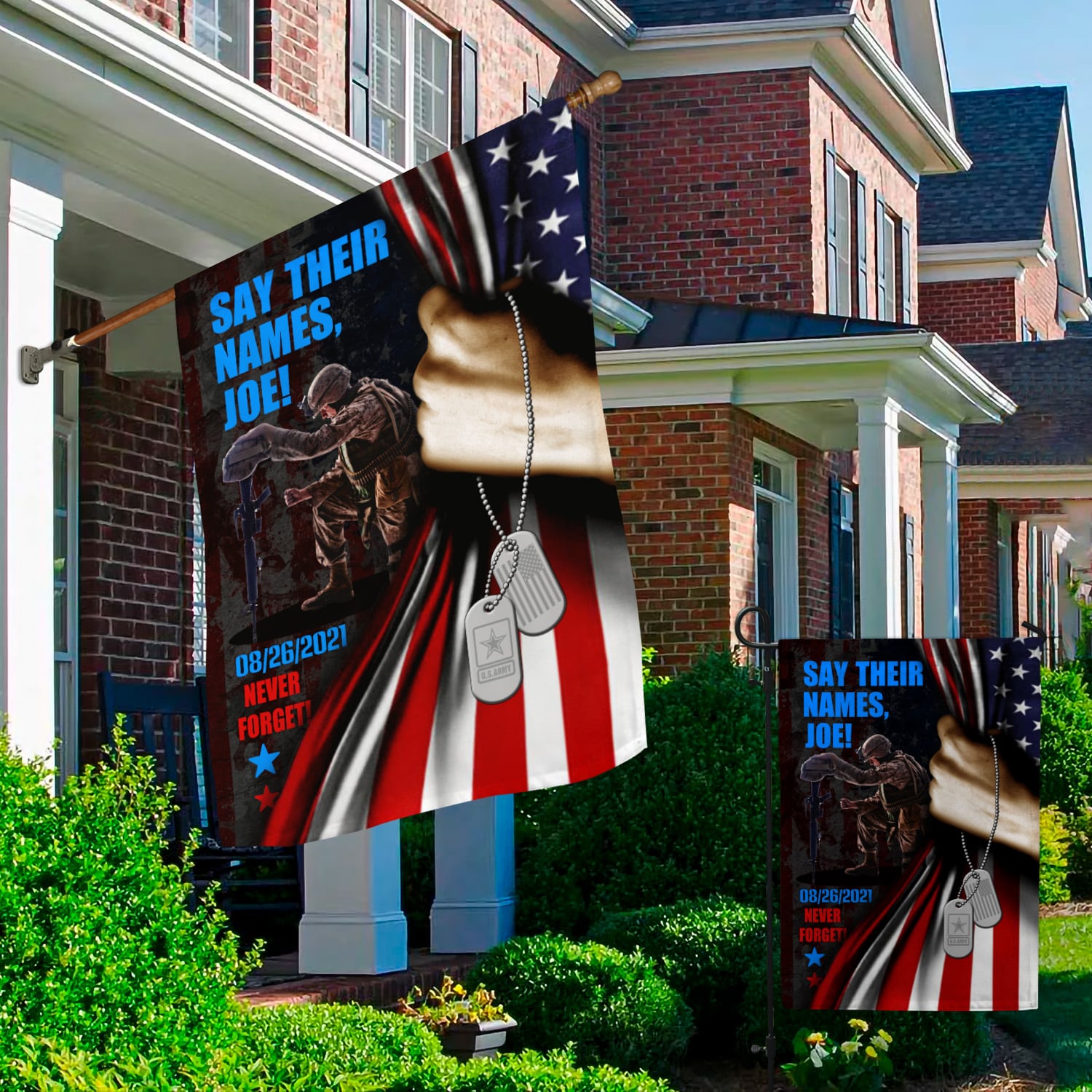 5LV. Say Their Name Joe_30x40_side 1 Garden & House Mockup 2