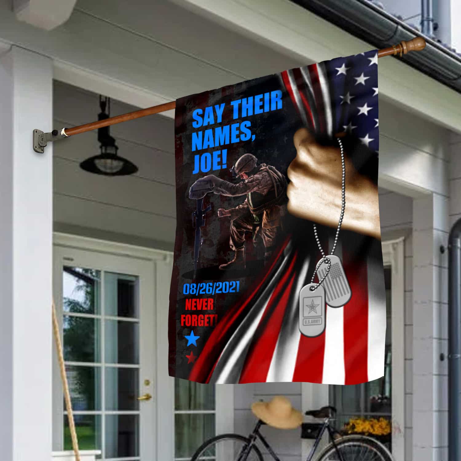 5LV. Say Their Name Joe_30x40_side 1 House Flag Mockup 1