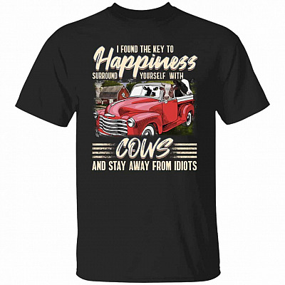 I Found The Key To Happiness S, Black, Unisex T-Shirt