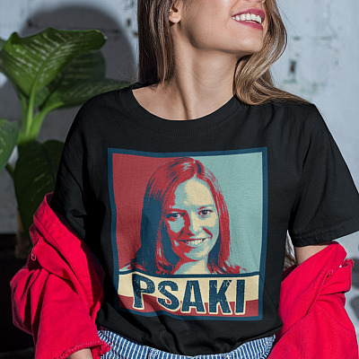Alternative view of Jen Psaki T-Shirt - Funny Political Shirt
