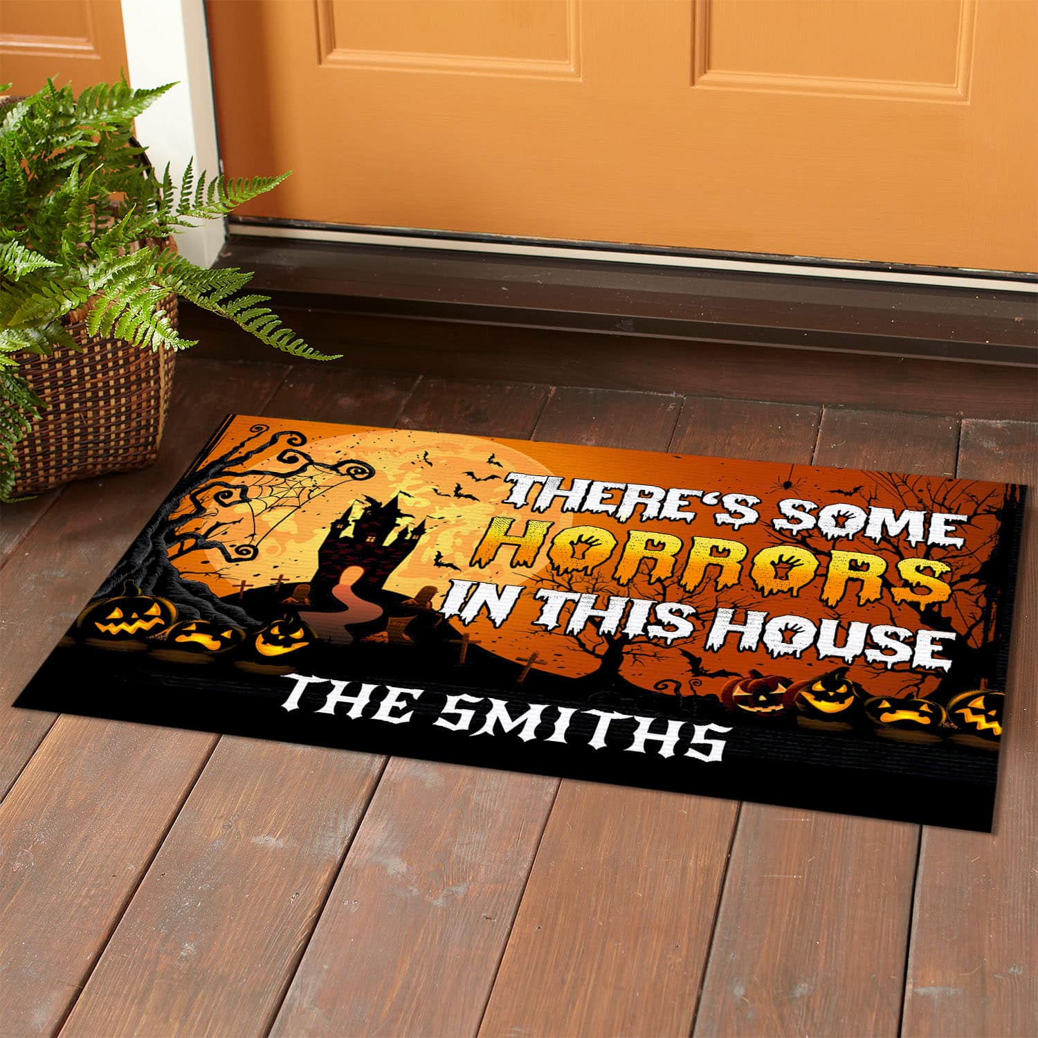 5VT. Some Horrors In This House (Sample Design) Doormat mockup 1