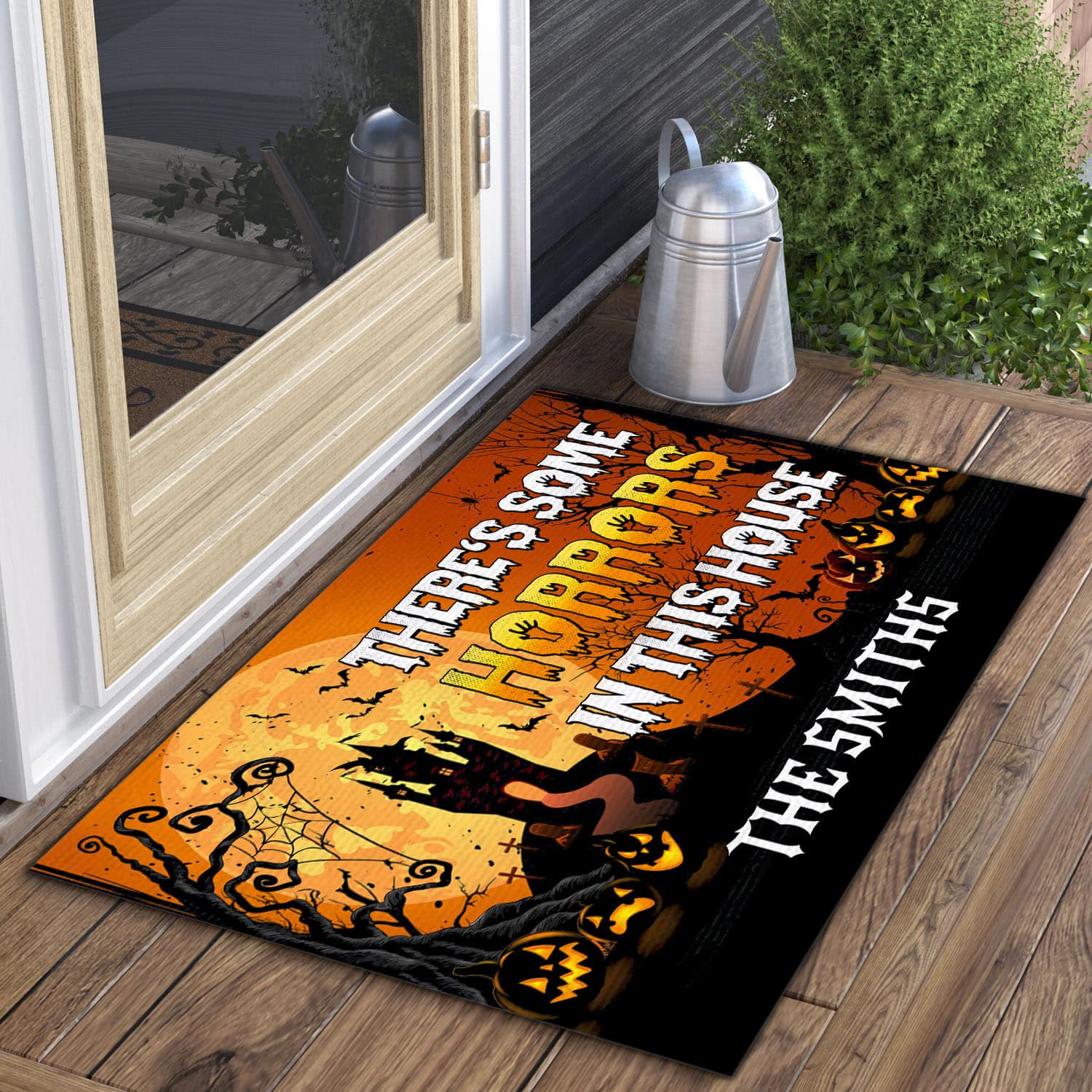 5VT. Some Horrors In This House (Sample Design) Doormat mockup 3