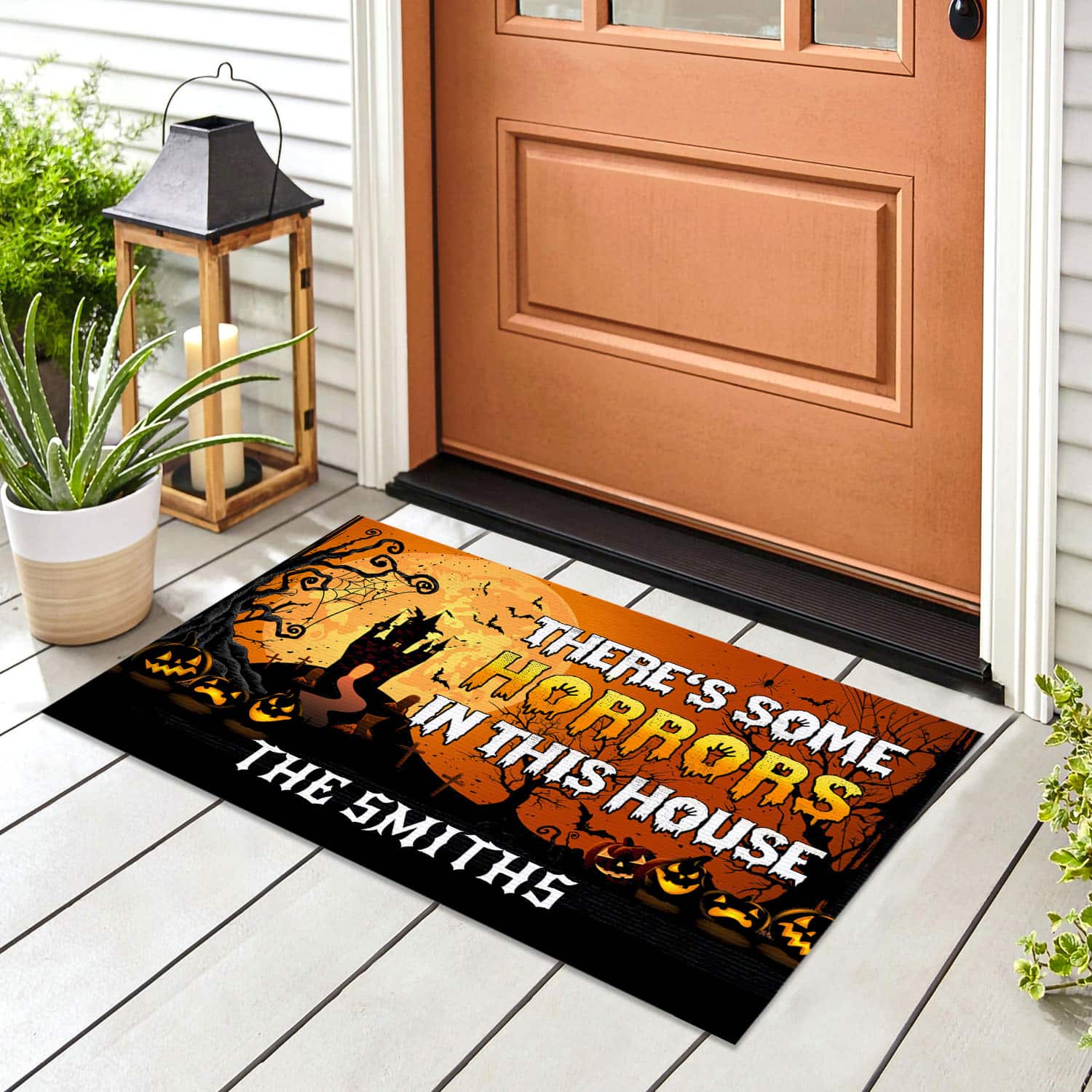 5VT. Some Horrors In This House (Sample Design) Doormat mockup 8
