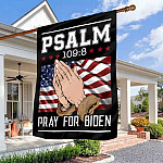 Psalm 109:8 Pray For Biden Decorative Garden Flag - Indoor Outdoor Flag - House Flag