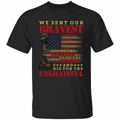 We Sent Our Tshirt, Black, Unisex T-Shirt