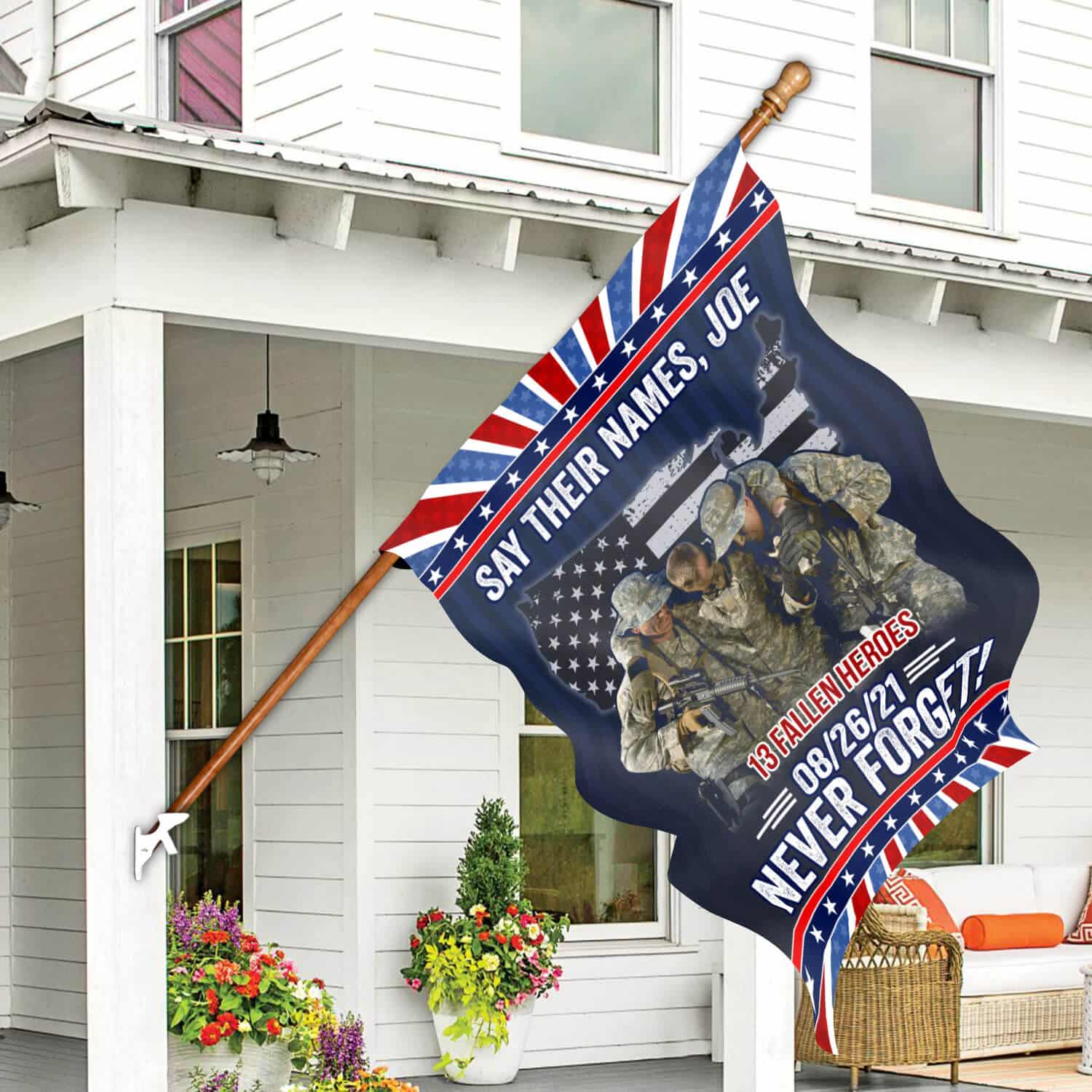 30x40 House Flag Mockup 7