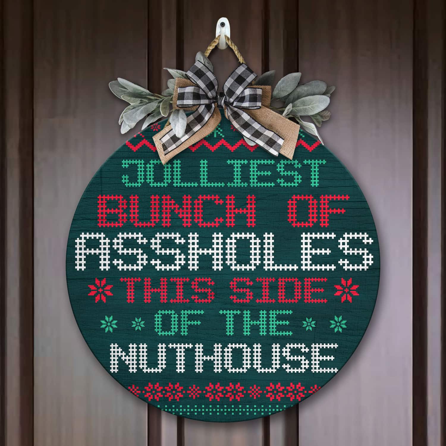 3O. Jolliest Bunch Doorsign Door Sign Mockup 7