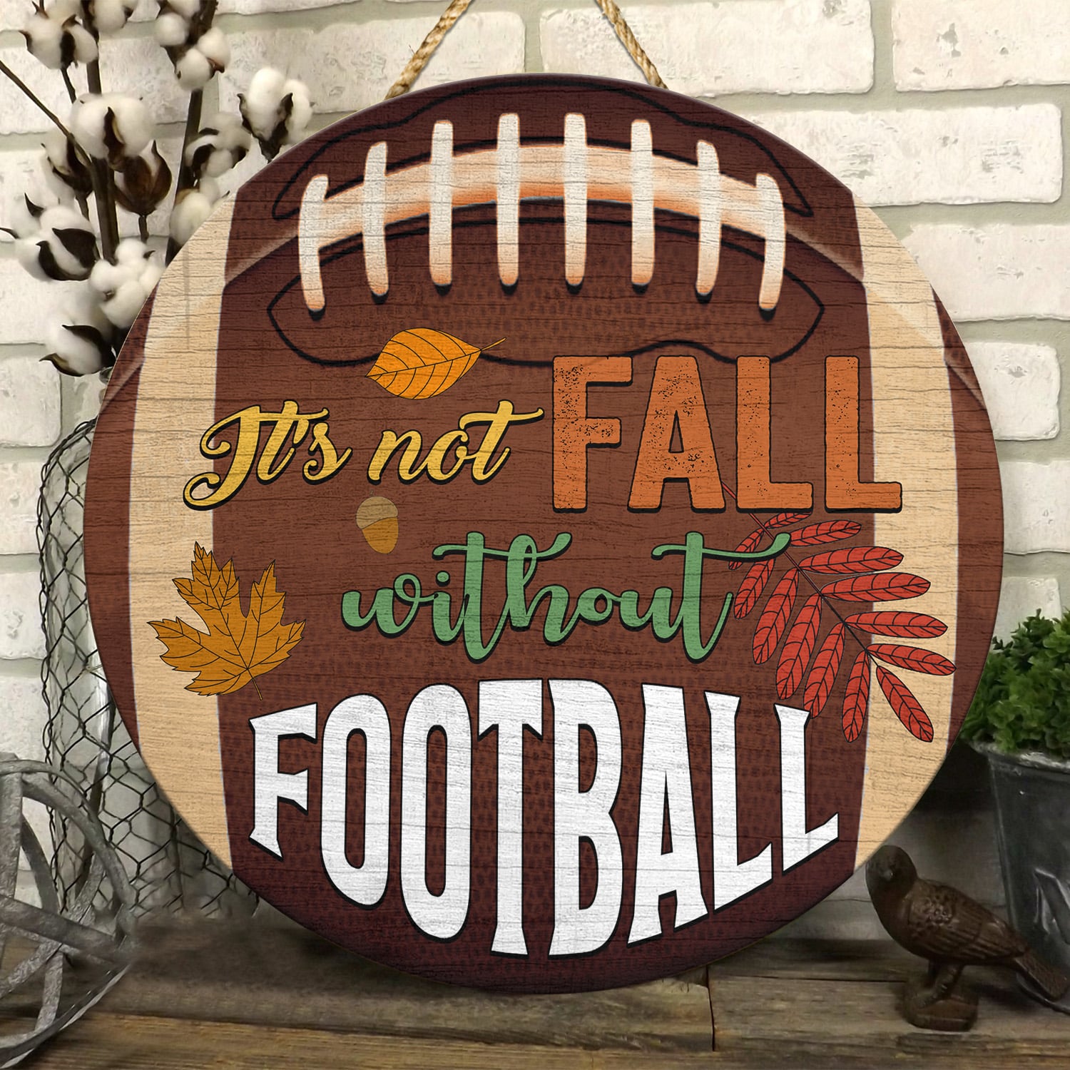 2KT. It's Not Fall Without Football (5) Door Sign Mockup 6