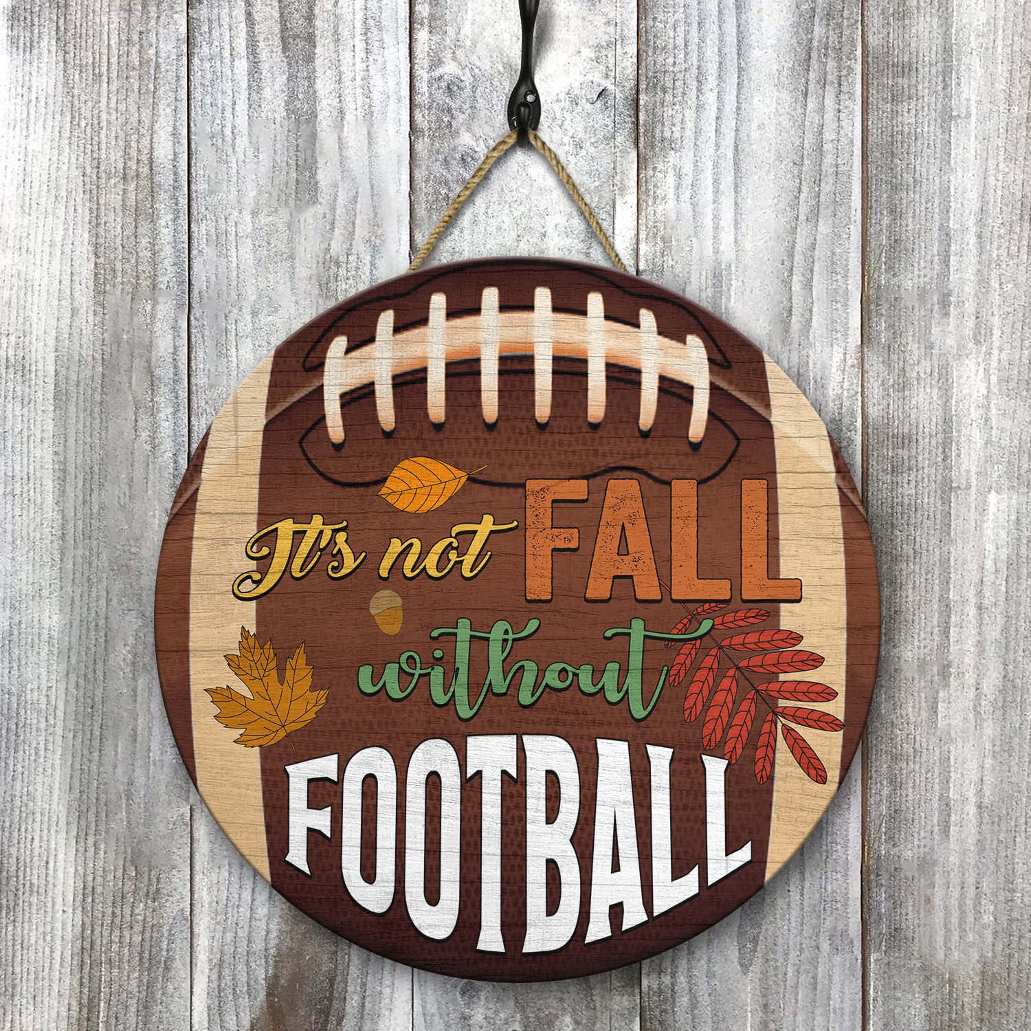 2KT. It's Not Fall Without Football (5) Door Sign Mockup 8