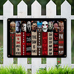 4LV. Horror Character Metal Sign Metal Sign Mockup 6