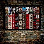 4LV. Horror Character Metal Sign Metal Sign Mockup 7