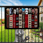 4LV. Horror Character Metal Sign Metal Sign Mockup 11