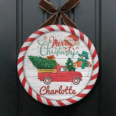 Wooden Door Sign