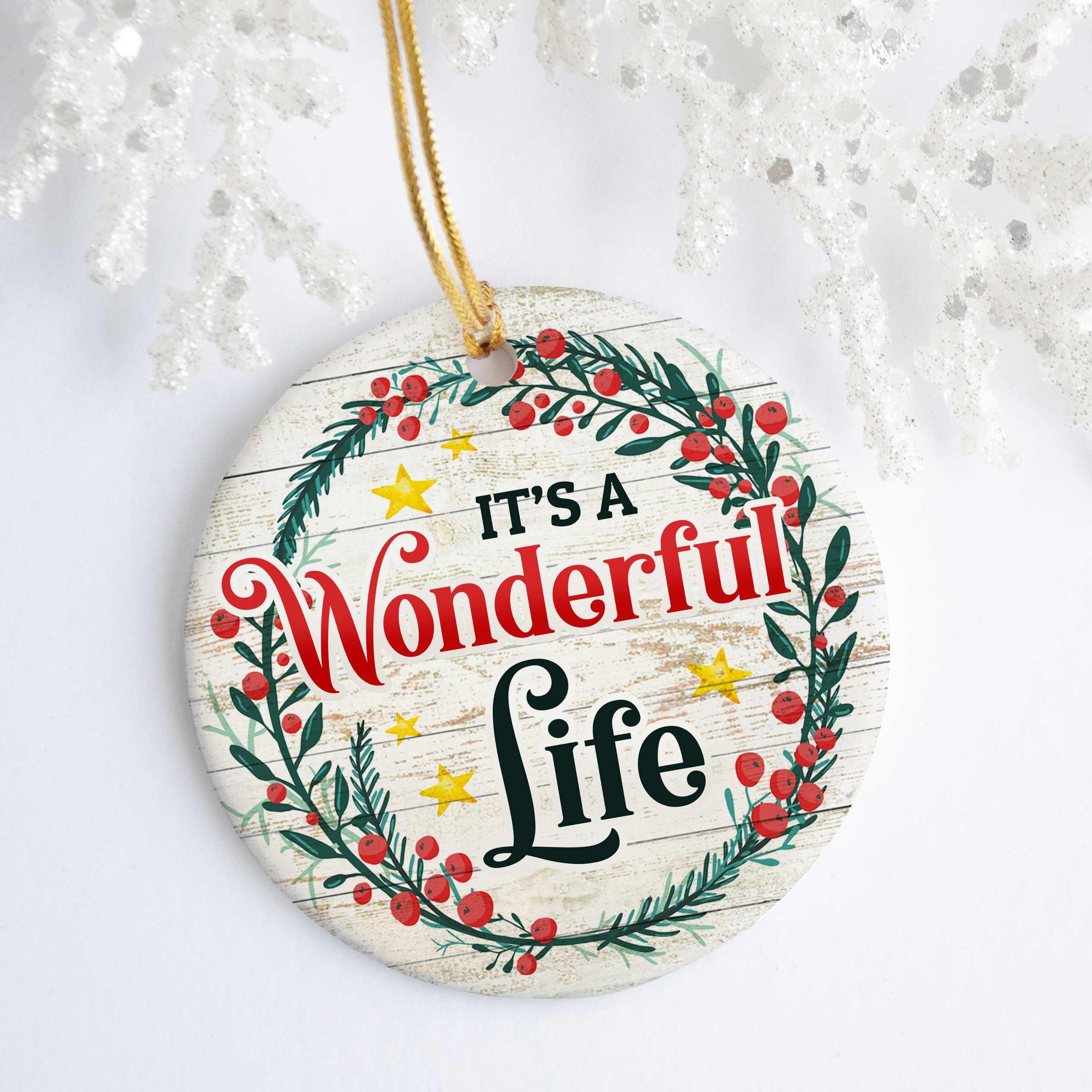 10. Wonderful Life-D (3) Circle Ornament Mockup 2