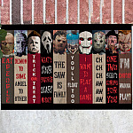 4LV. Horror Character Doormat Doormat mockup 12fx