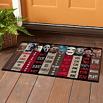 4LV. Horror Character Doormat Doormat mockup 1