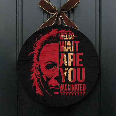 Wooden Door Sign